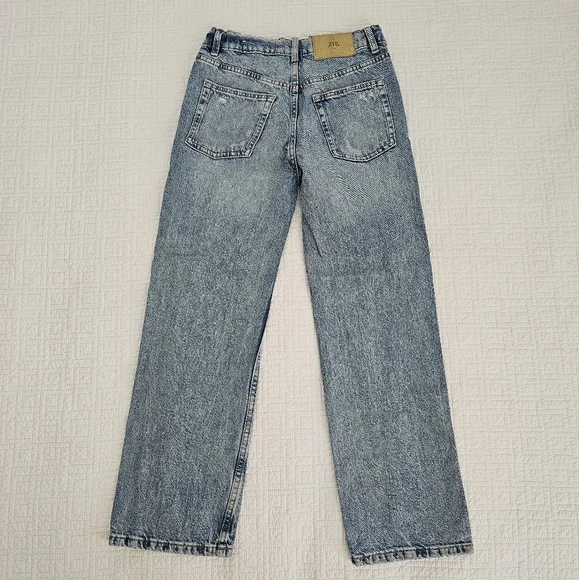 Zara Girls Denim Ripped Jeans - Picture 2 of 14